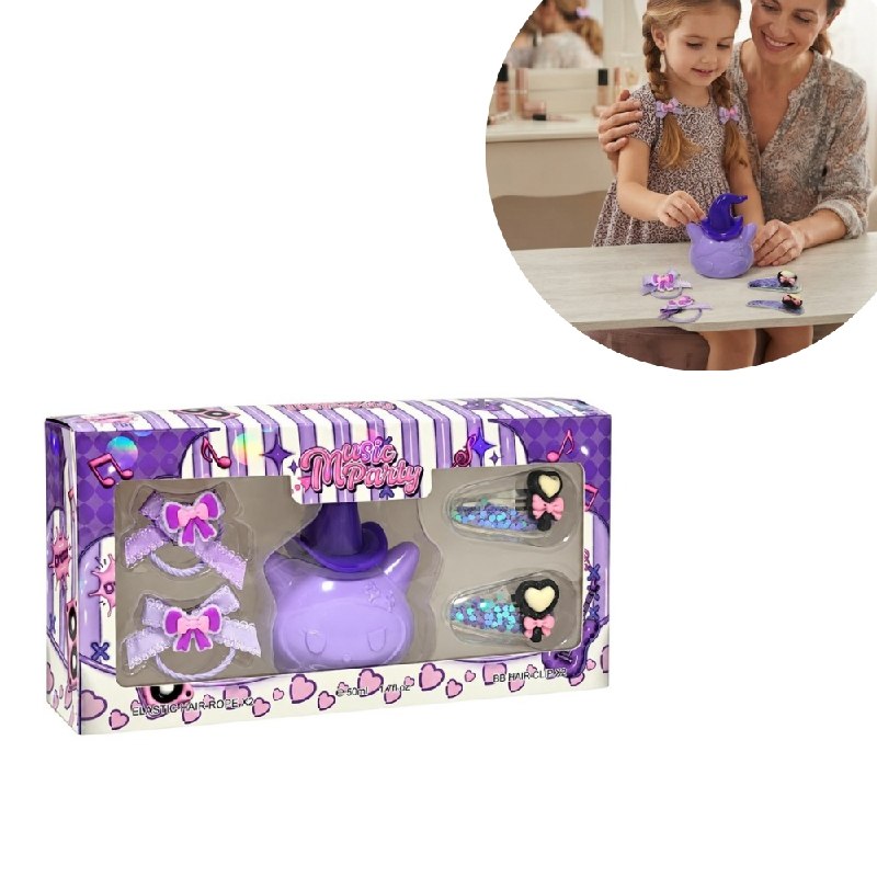 SET MUSIC PARTY EDT 50ML, X2 GANCHOS Y X2 COLAS