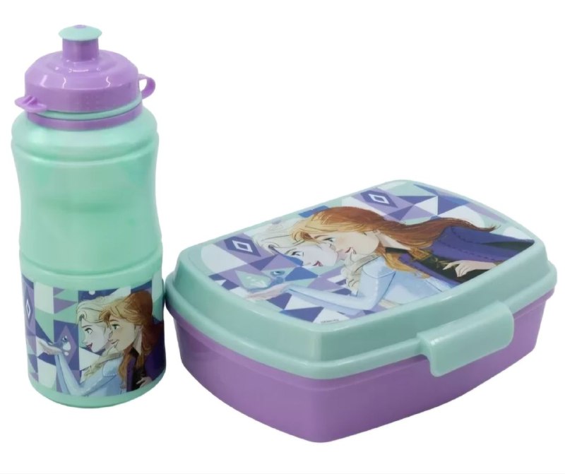 LONCHERA EN SET CON VASO DISNEY HOME MINNIE FROZEN