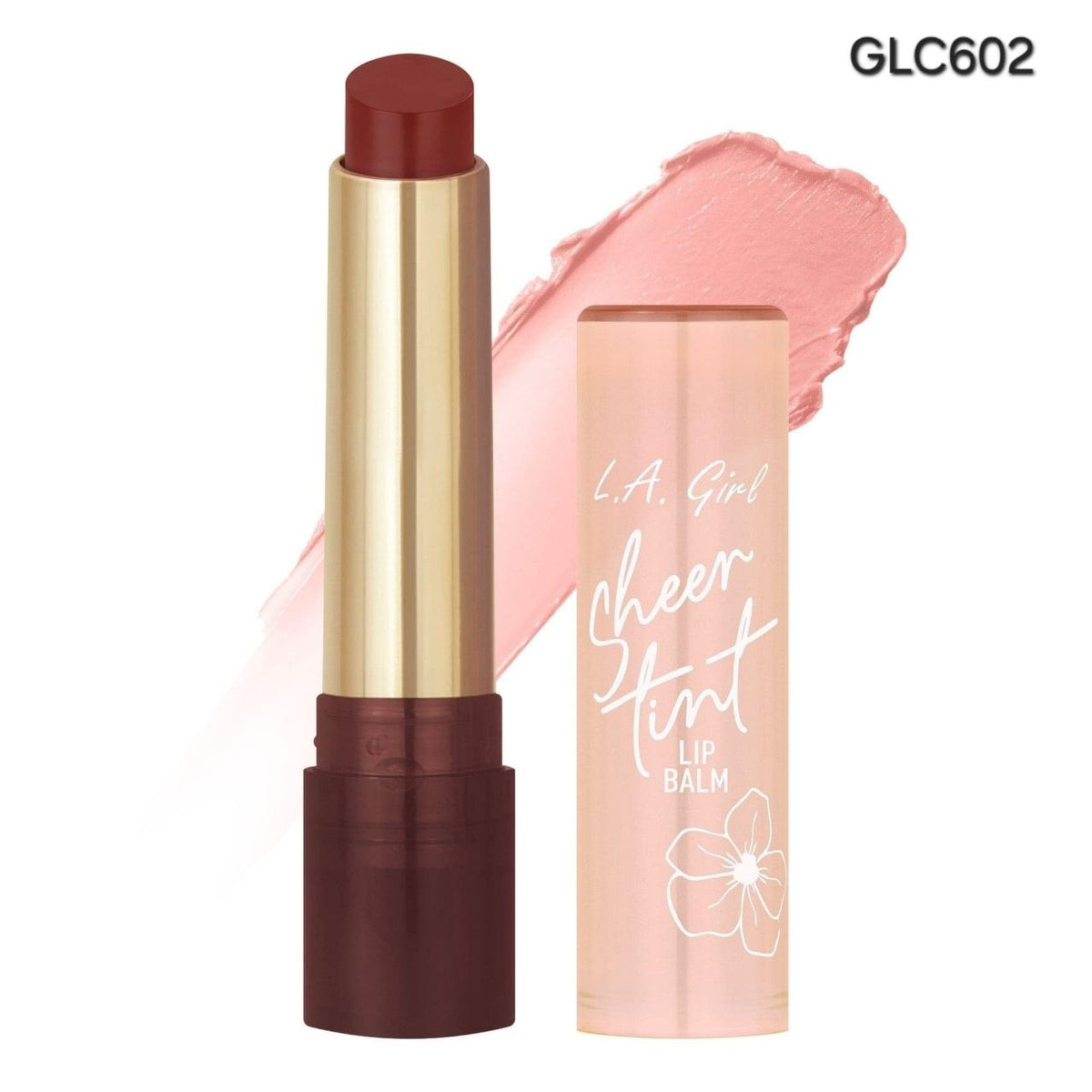 BALSAMO LABIAL CON TINTE HIDRATANTE TONO GLC602 SHEER NUDE SHEER TINT LIP BALM L.A. GIRL 2G