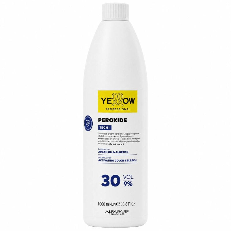 PERÓXIDO EN CREMA COLOR 30 VOLÚMENES 9% OXIDANTE YELLOW PROFESSIONAL 1000ML 1 UND