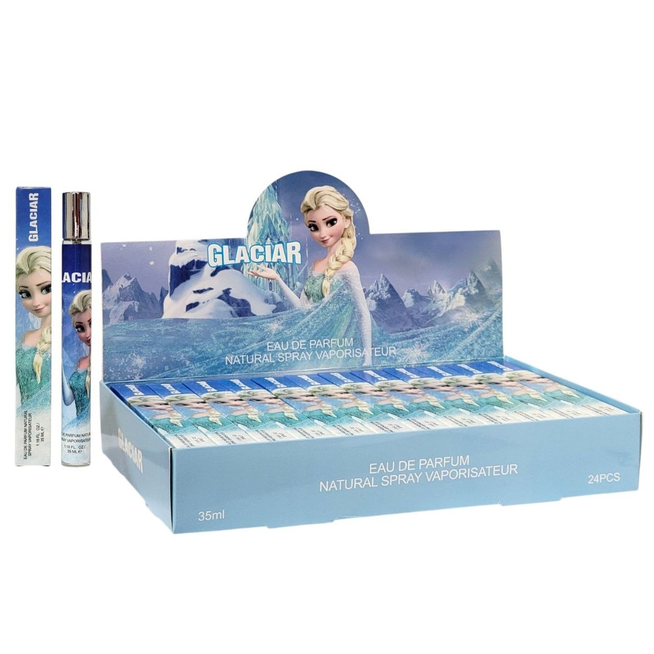 GLACIAR PERFUME ECONOMICO DE TUBITO PARA NIÑA 35ML