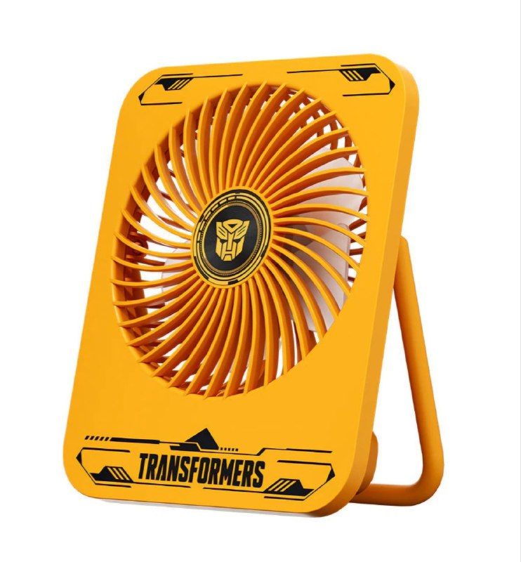 VENTILADOR DE ESCRITORIO PORTATIL CON TRES VELOCIDADES DE BUMBLEBEE TRANSFORMERS