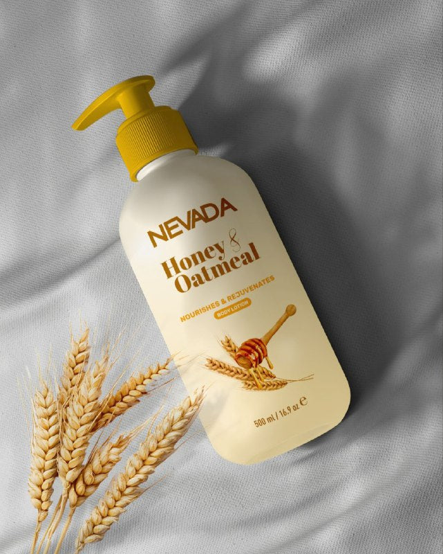 CREMA CORPORAL NUTRITIVA Y REJUVENECEDORA CON AVENA Y EXTRACTO DE MIEL NEVADA 500ML