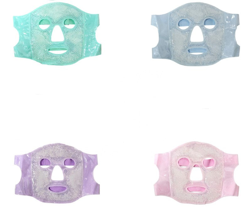 MASCARILLA FACIAL DE GEL REUTILIZABLE PARA TERAPIA DE FRIO Y CALOR 18X20CM