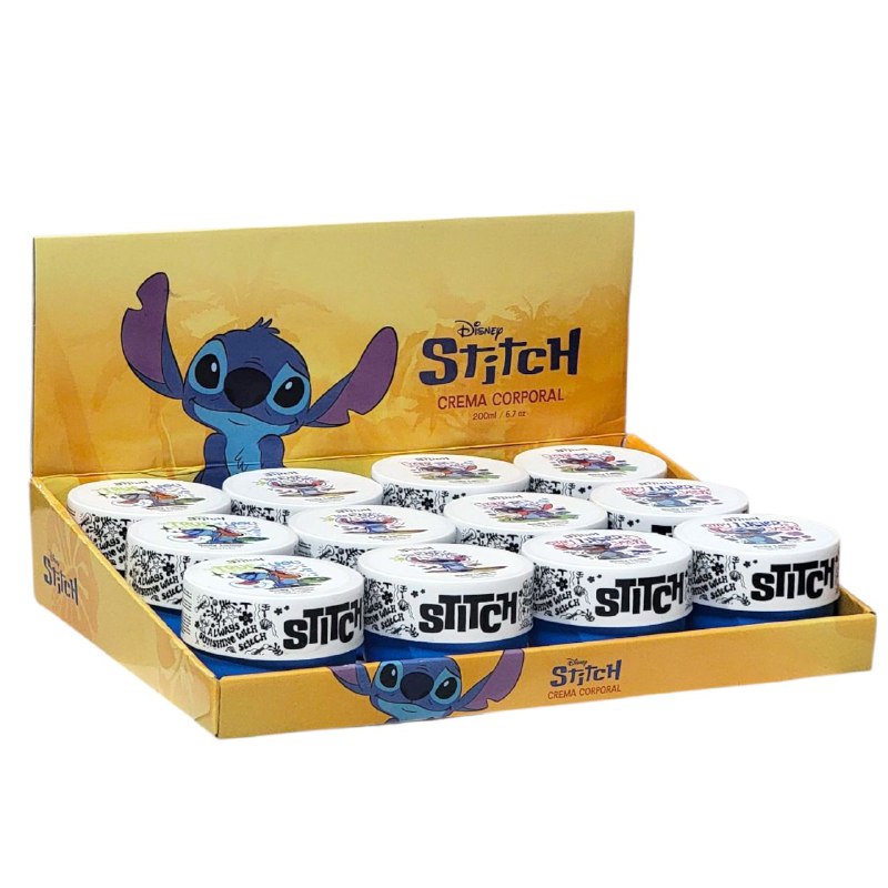 CREMA CORPORAL PARA BEBE HIDRATANTE SUAVIZANTE DE RAPIDA ABSORCION NEVADA STITCH 200ML