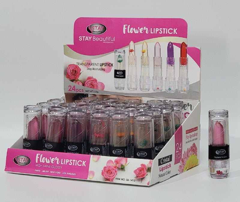 BRILLO LABIAL MAGICO HIDRATACION PROFUNDA DE LARGA DURACION STAY BEAUTIFUL FLOWER 3.5G