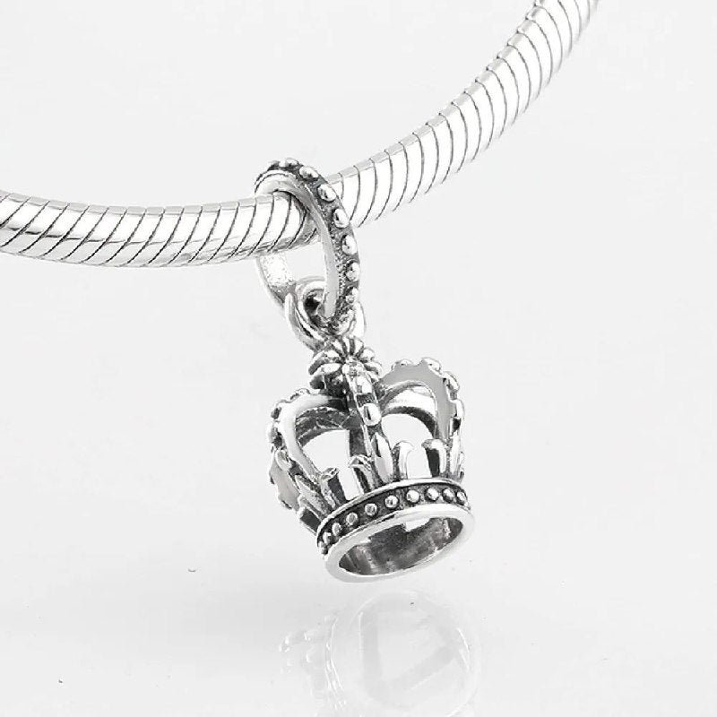 PCHARM4109 FORMA DE CORONA PANDORA PLATA 9.25