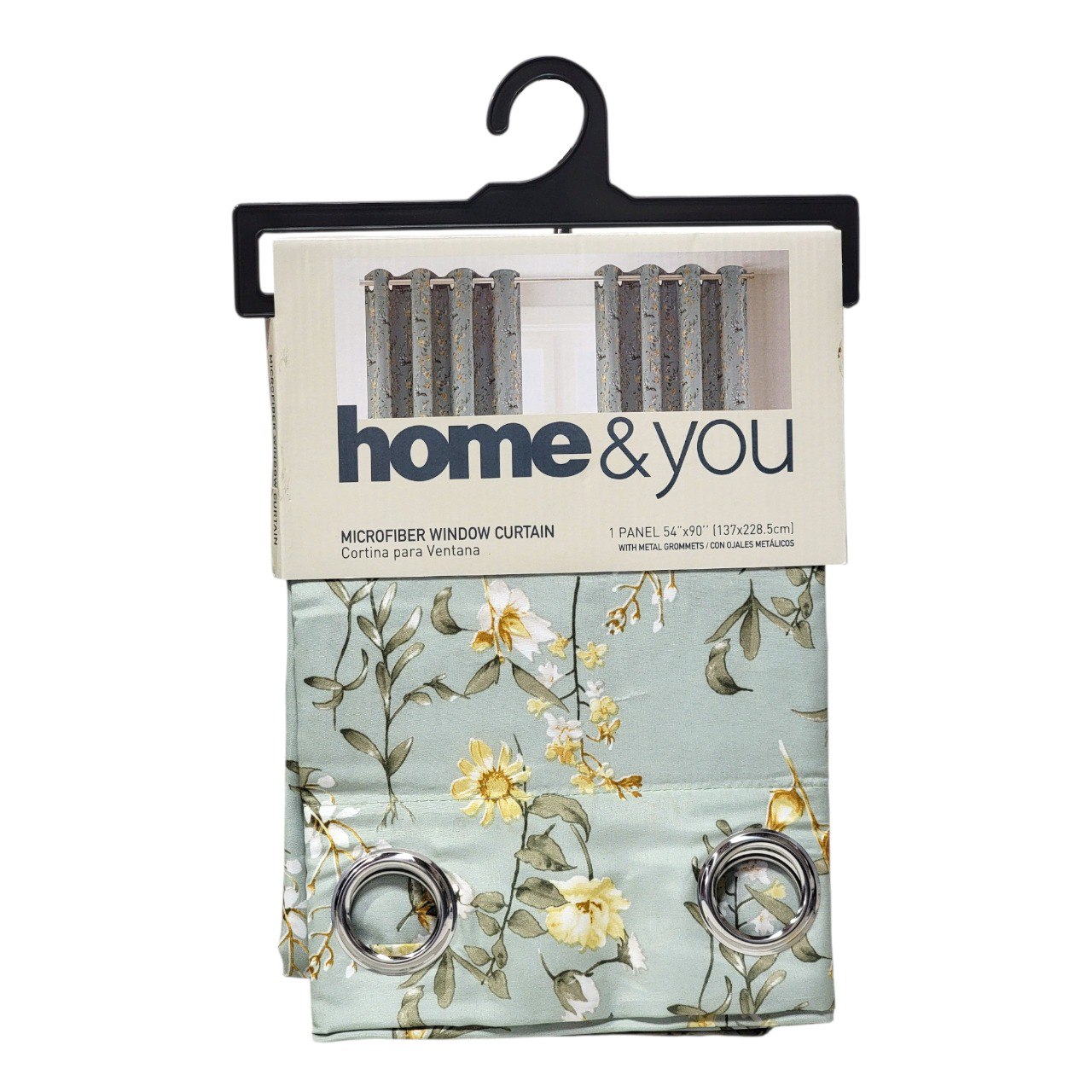 CORTINAS PARA HOGAR DE MICROFIBRA PARA VENTANA HOME & YOU 137X228CM