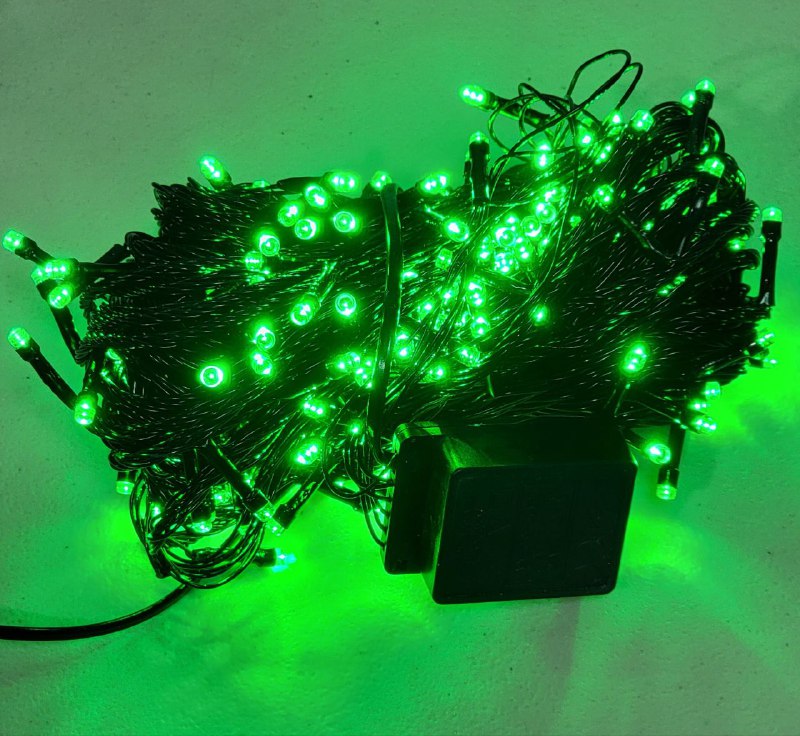 LUCES DECORATIVAS NAVIDEÑAS LUCES DEL ARBOL DE NAVIDAD COLOR VERDE 20 METROS