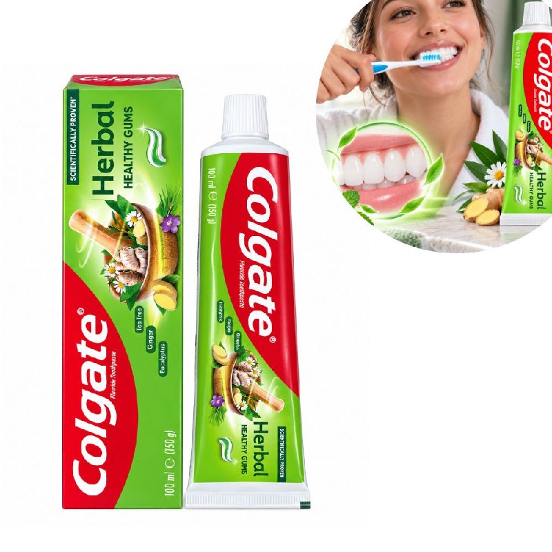 PASTA DENTAL ANTICARIES CON FLUOR E INGREDIENTES NATURALES COLGATE 100ML