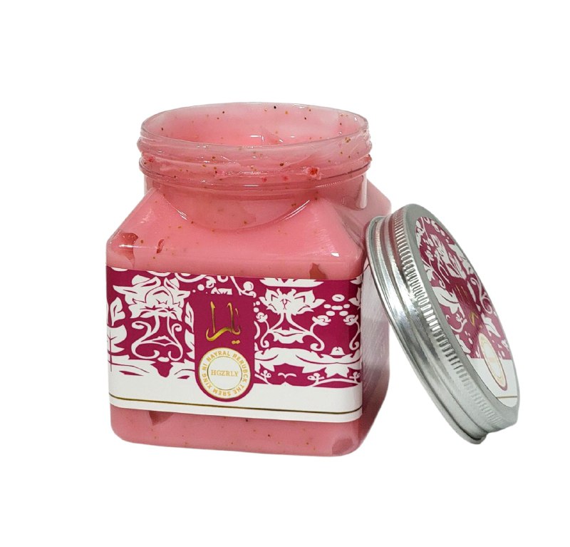 CREMA CORPORAL EXFOLIANTE DE BAYAS EQUILIBRANTE Y NUTRITIVA HGZRLY 350G (INSPIRADO EN LATTAFA YARA CANDY)