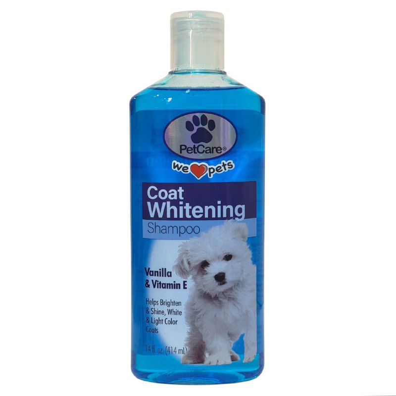 SHAMPOO PARA PERROS BLANQUEADOR AROMA A VAINILLA PETCARE 414ML