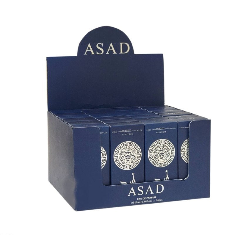 ASAD ZANZIBAR EDP 10ML (H) (AROMA SIMILAR LATTAFA ASAD ZANZIBAR)