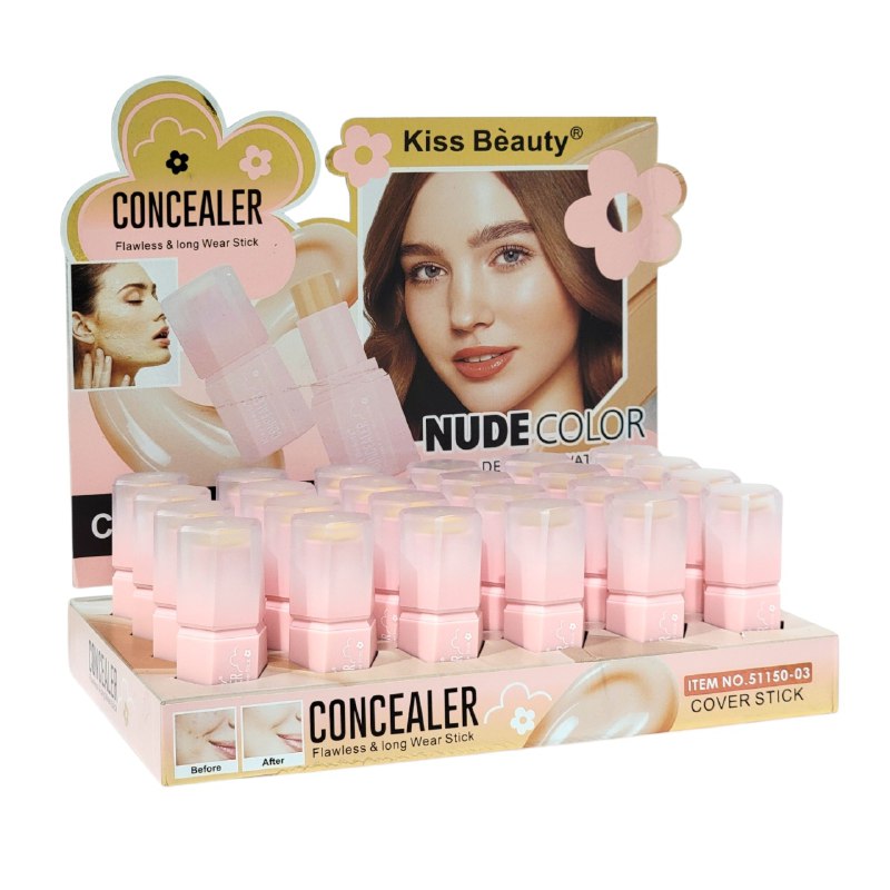 CORRECTOR EN BARRA CON ACABADO IMPECABLE Y DE LARGA DURACION KISS BEAUTY (DUPE DE FENTY BEAUTY)