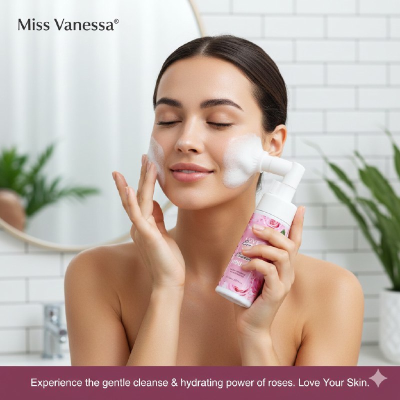 LIMPIADOR FACIAL ESPUMOSO DE LIMPIESA PROFUNDA MISS VANESSA 150ML
