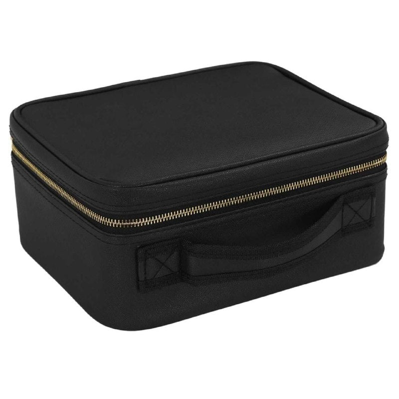 ESTUCHE ORGANIZADOR DE MAQUILLAJE CON ESPEJO LED 3 MODOS DE ILUMINACION