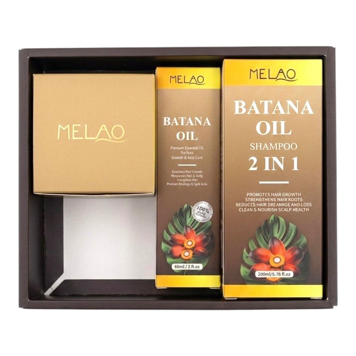 KIT DE CUIDADO PARA EL CABELLO MEJORAR LA APARIENCIA APORTAR SUAVIDAD, BRILLO MELAO CONT. 3 PCS