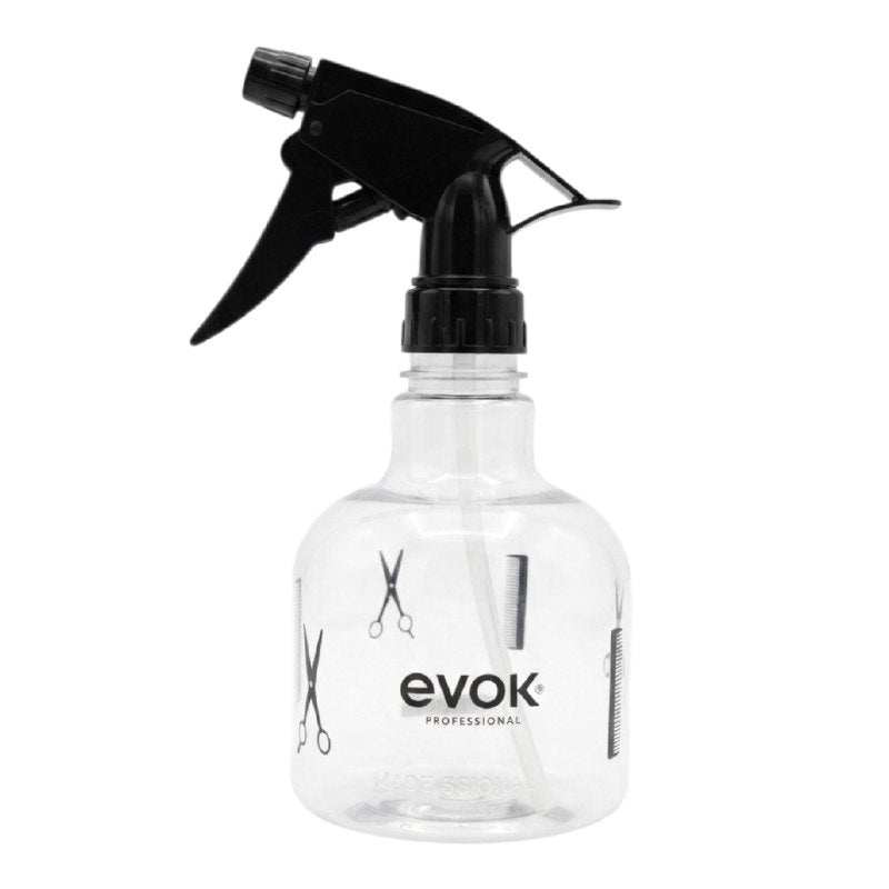 ATOMIZADORA DE AGUA BOTELLA PULVERIZADORA ERGONÓMICA DE ALTA PRECISIÓN PARA SALÓN Y HOGAR EVOK 250 ML