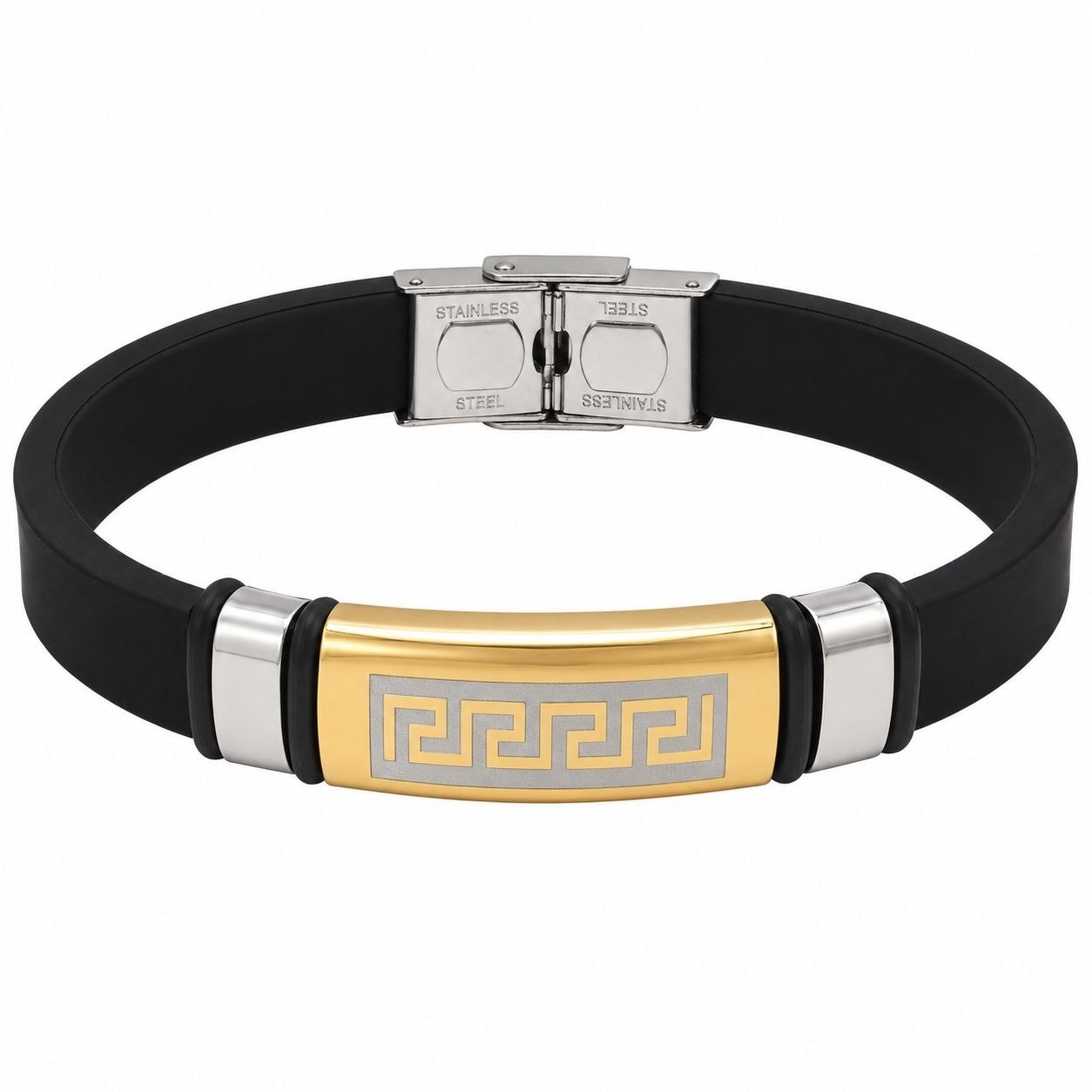 PULSERA DE ENCHAPE PARA CABALLERO CON LABERINTO 21CM