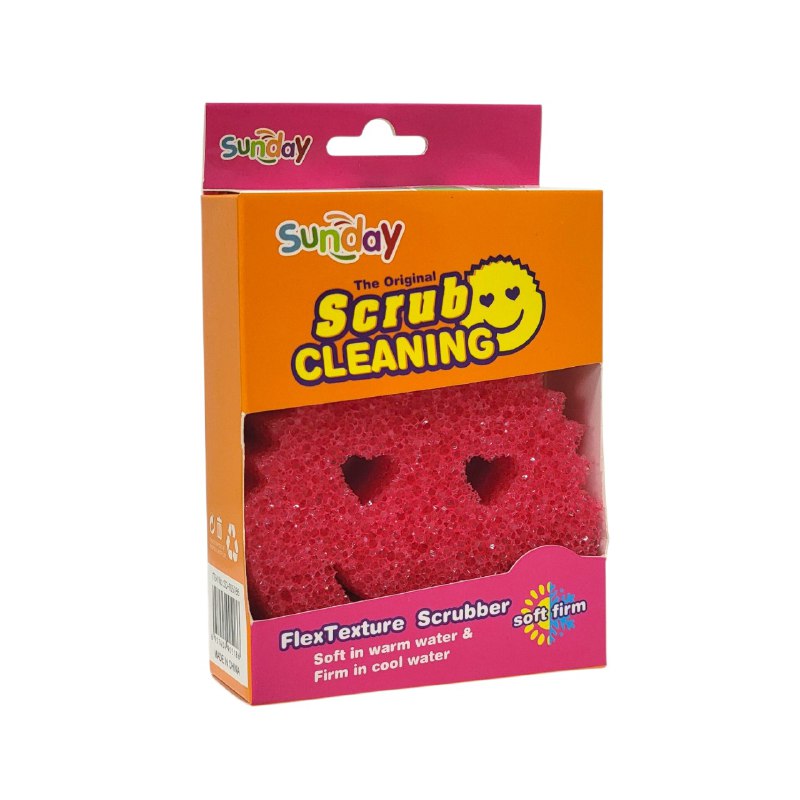 PASTE Y ESPONJA PARA LAVAR TRASTES DOBLE CARA POTENTE LIMPIEZA Y ACCION SUNDAY DUPE DE SCRUB DADDY