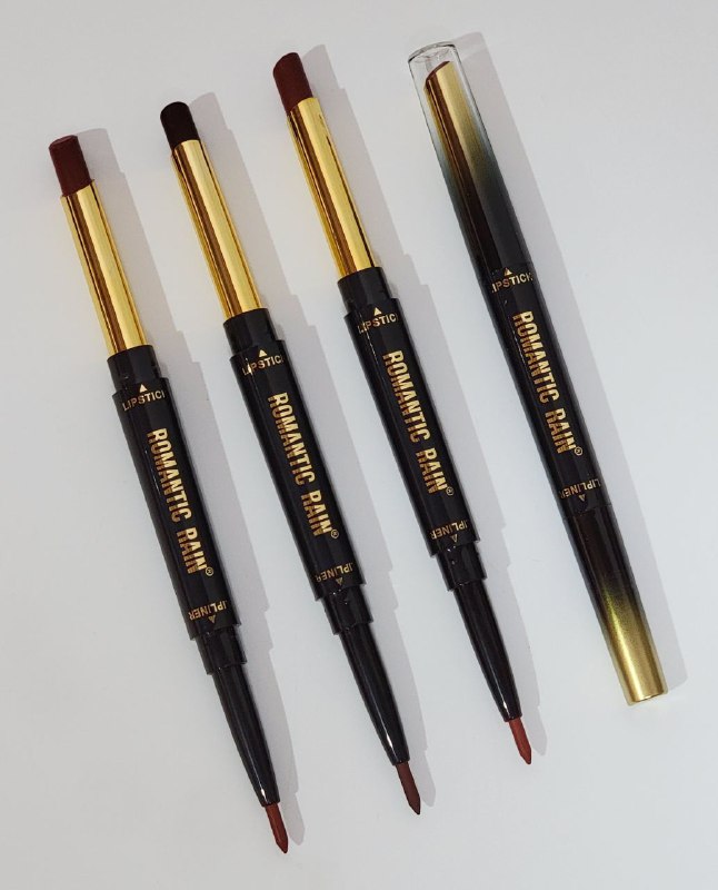 BRILLO LABIAL EN LAPIZ 2 EN 1 PERFILADOR DE LABIOS Y BARRA LABIAL IMPERMEABLE VARIOS TONOS DISPONIBLES ROMANTIC RAIN