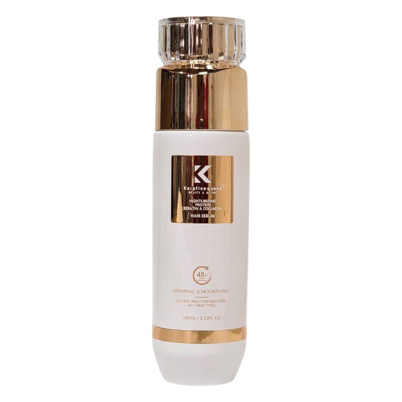 SUERO PARA EL CABELLO HIDRATANTE CON PROTEINA QUERATINA Y COLAGENO KERATINE QUEEN 100ML