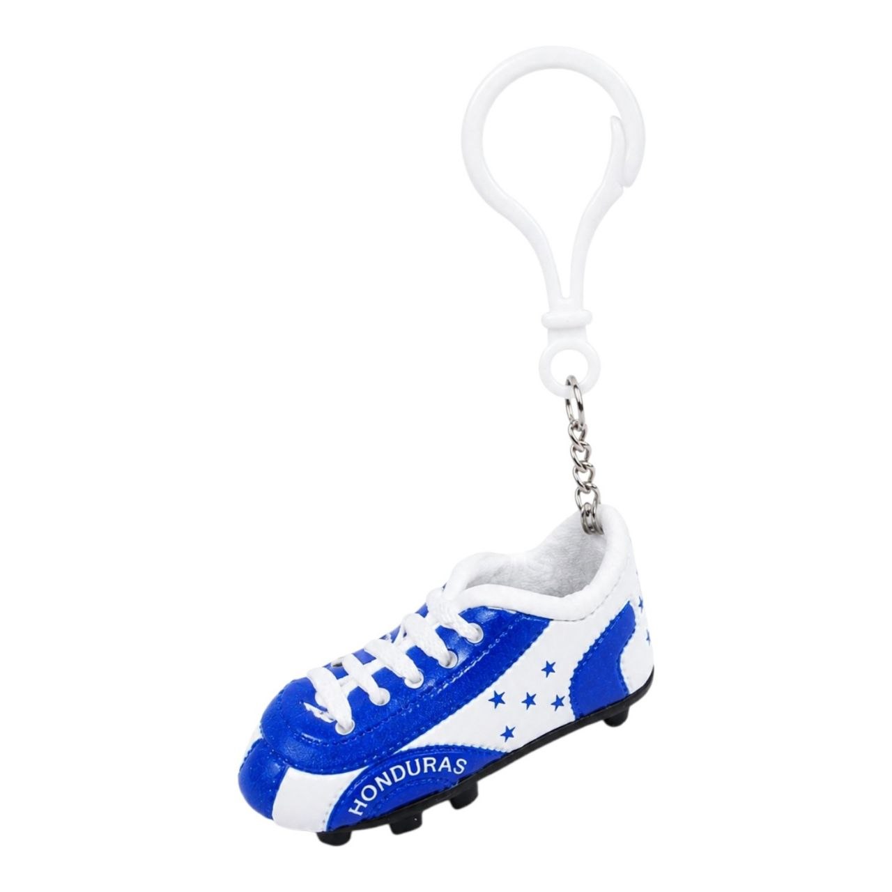 LLAVERO CON FORMA DE ZAPATO DE FUTBOL BANDERA DE HONDURAS