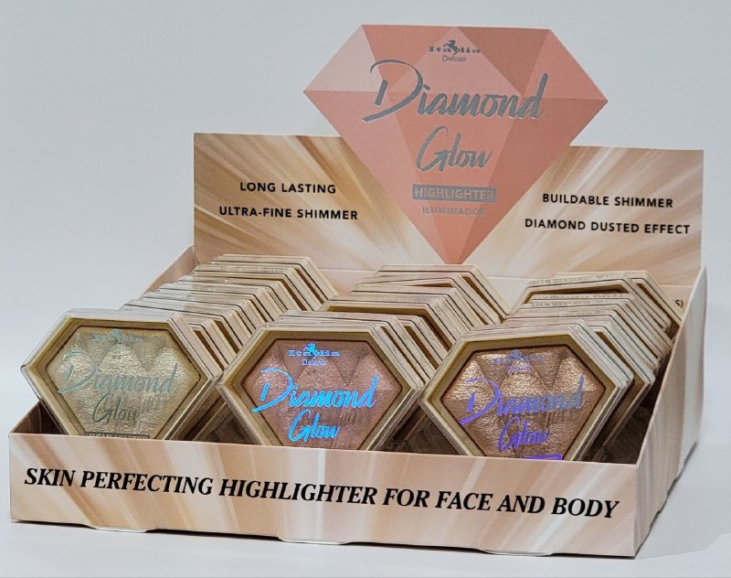 ILUMINADOR DE ROSTRO 3 TONOS ITALIA DELUXE DIAMOND GLOW 6G