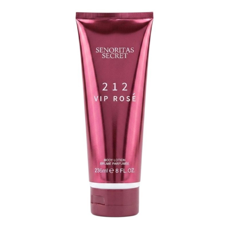 CREMA 212 VIP ROSE SENORITAS SECRET 236ML (M) (AROMA SIMILAR CAROLINA HERRERA 212 VIP ROSE)