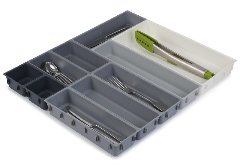 ORGANIZADOR DE GAVETAS DE COCINA JUEGO DE ORGANIZACION DE CAJON PARA CUBIERTOS, TENEDORES, UTENSILIOS, PAPELERIA, HERRAMEINTAS, ETC, DISEÑO MODULAR PERSONALIZABLE 10UND