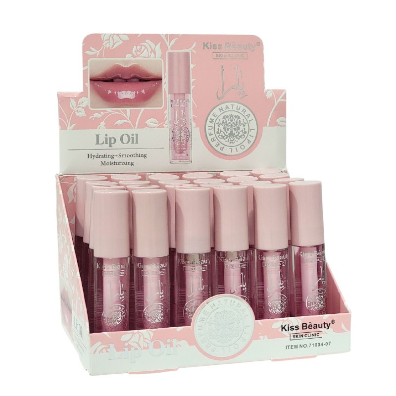 BRILLO LABIAL ACEITE HIDRATANTE LIP SUAVIZANTE KISS BEAUTY 5ML (LATTAFA YARA)
