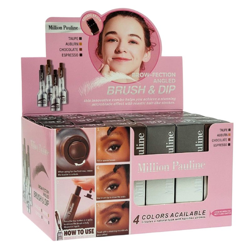 DELINEADOR DE CEJAS DE ALTA PRECISION CON APLICADOR ESPECIAL MILLION PAULINE 1.2ML (DUPE DE SHEGLAM)