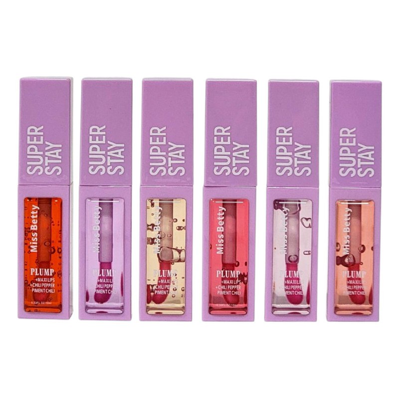BRILLO LABIAL MISS BETTY 6G DUPE MAYBELLINE SUPERSTAY