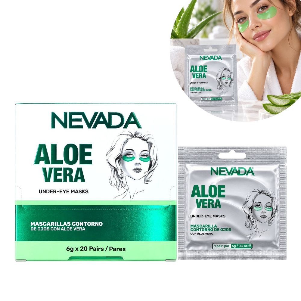 PARCHES DE OJOS HIDRATANTES CON EXTRACTO DE ALOE VERA NEVADA 6G
