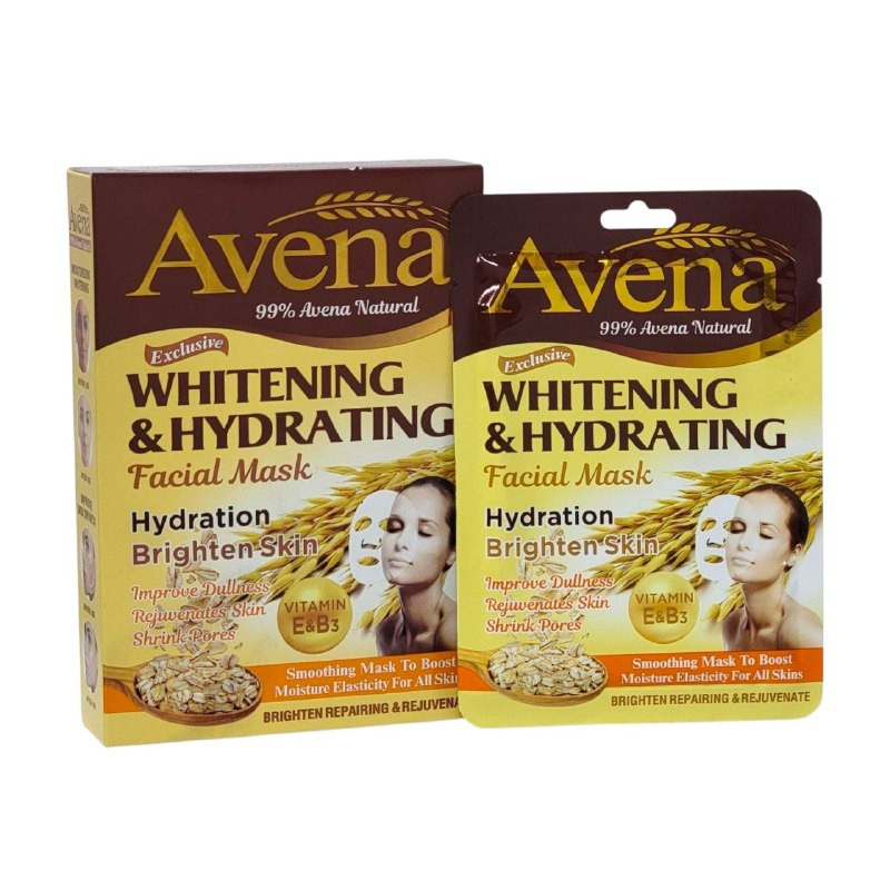 MASCARILLA FACIAL BLANQUEADORA E HIDRATANTE CON EXTRACTO DE AVENA Y ACIDO HIALURONICO FRUIT OF THE WOKALI 30ML
