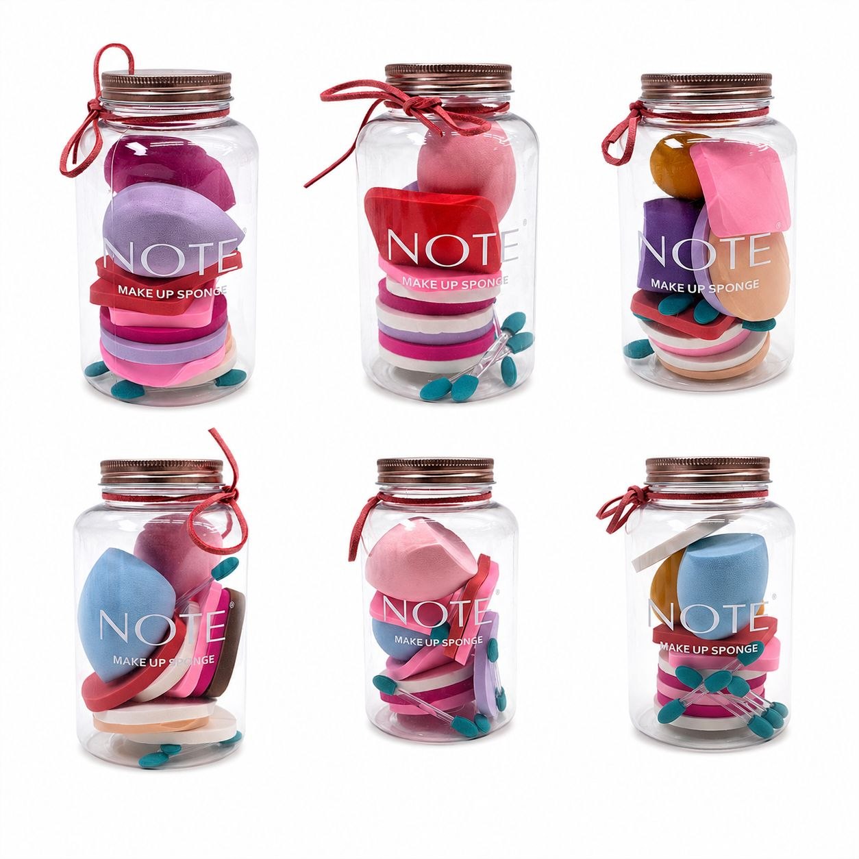 SET DE ESPONJAS PARA MAQUILLAJE 13PCS