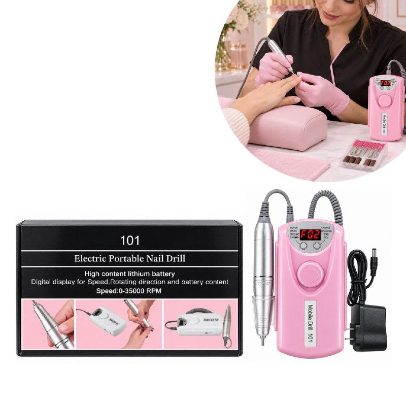 TALADRO DRILL ELECTRICO PORTATIL PARA UÑAS MANICURA Y PEDICURA