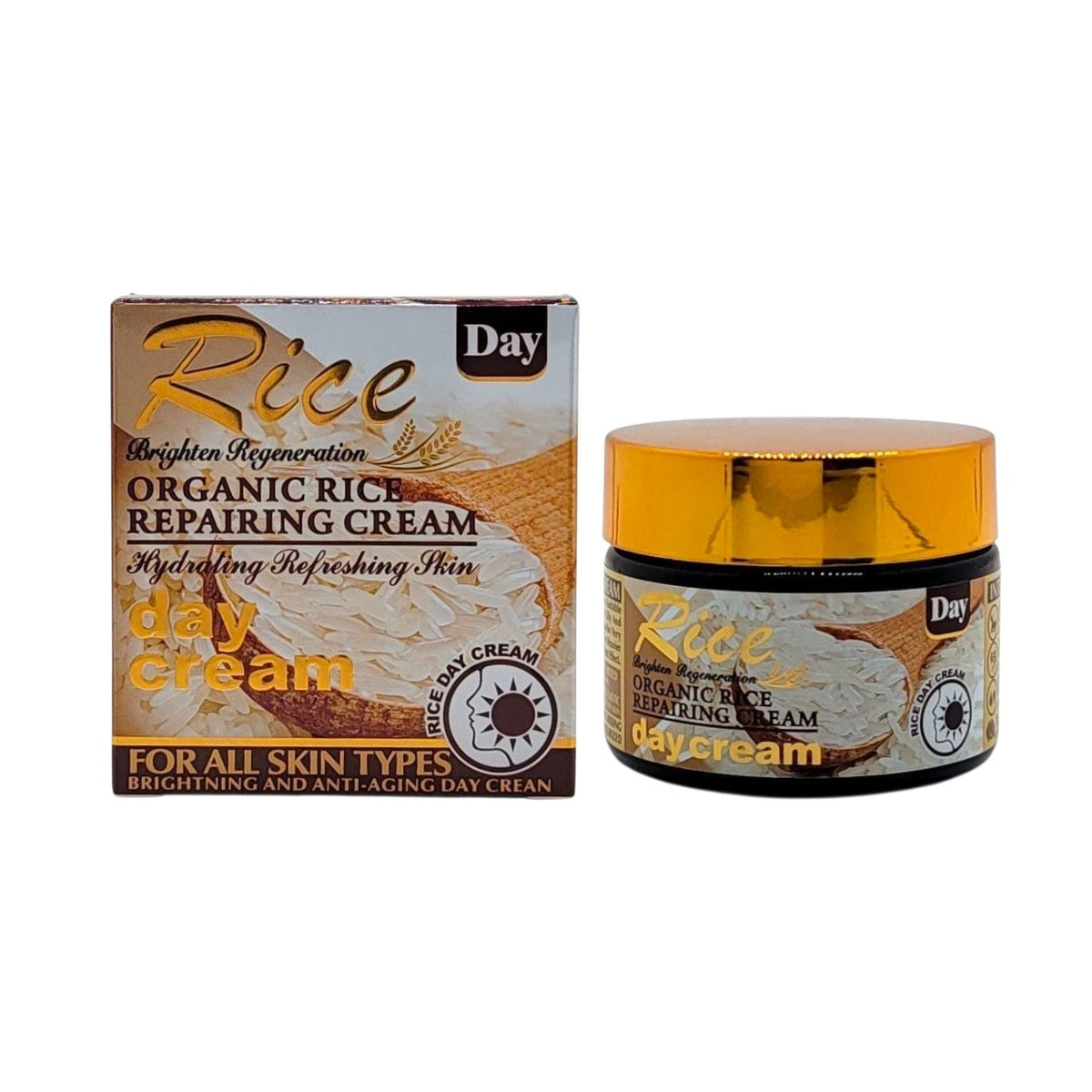 CREMA FACIAL DE DIA REPARADORA DE ARROZ ORGANICA RICE 55G