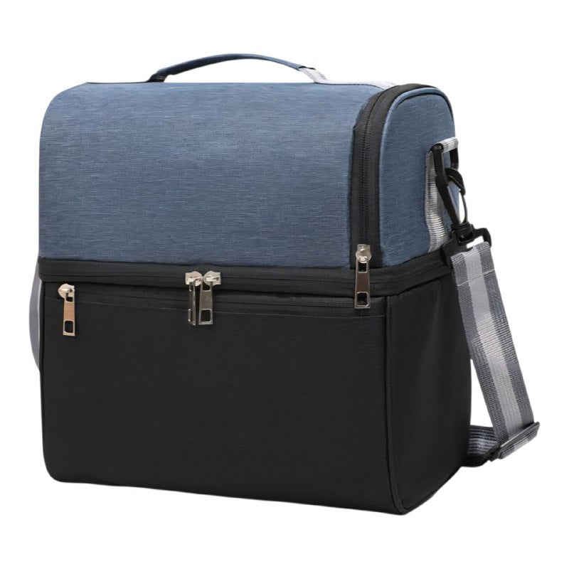 LONCHERA TERMICA DE GRAN CAPACIDAD IMPERMEABLE 25X26CM