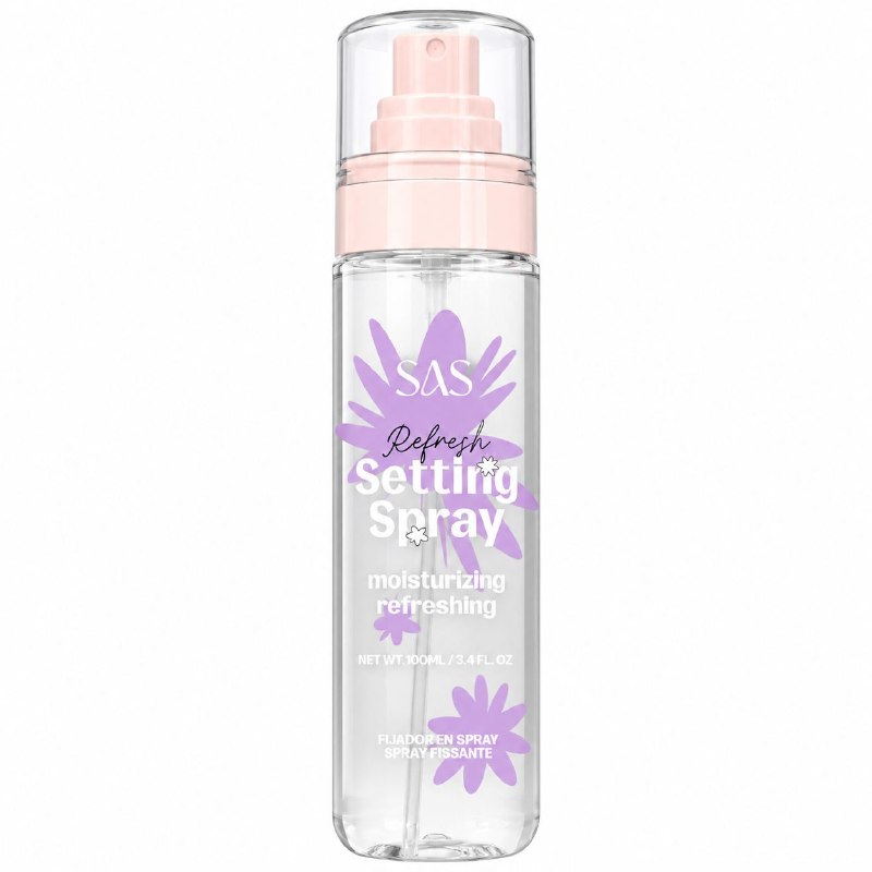 SPRAY FIJADOR DE MAQUILLAJE REFRESCANTE E HIDRATANTE SAS 100ML
