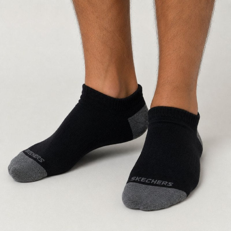 CALCETA TOBILLERA ORIGINAL SKECHERS 10 PARES PARA HOMBRE