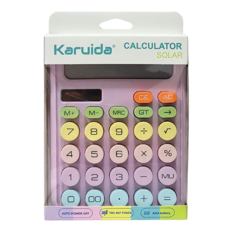CALCULADORA ELECTRONICA PORTATIL SOLAR