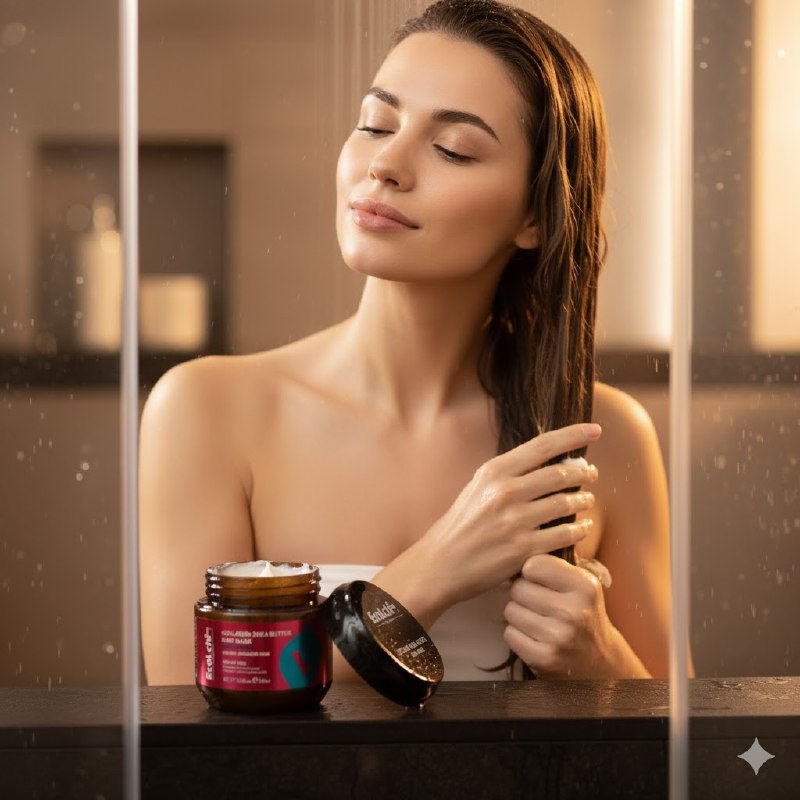 MASCARILLA PARA EL CABELLO DE MANTECA DE KARITE Y COLAGENO ECOLCHI 550ML