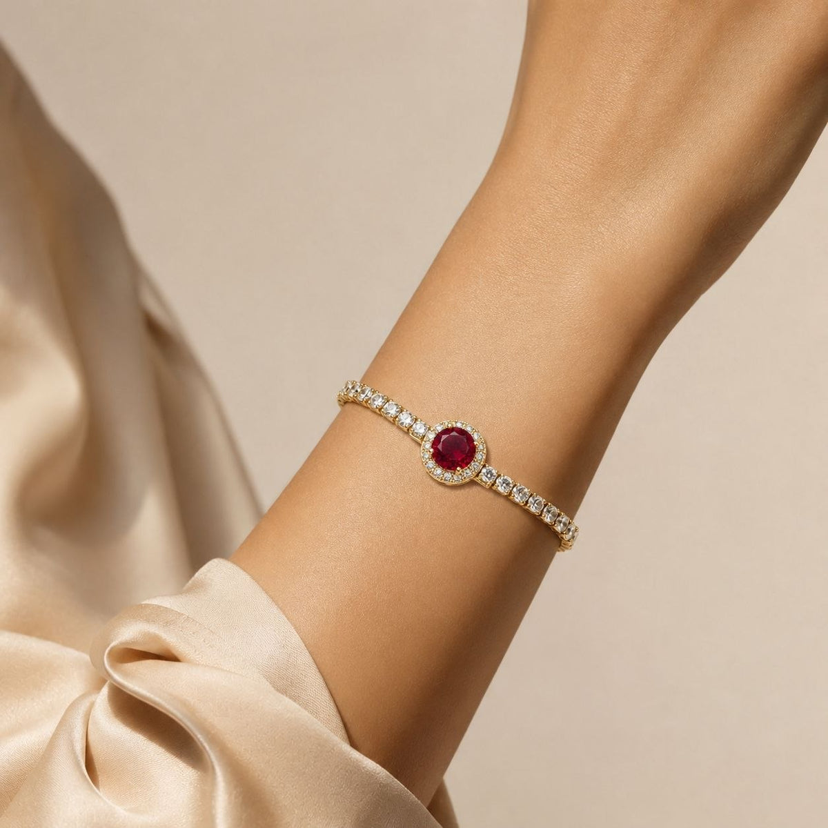 PULSERA DE ENCHAPE PARA DAMA