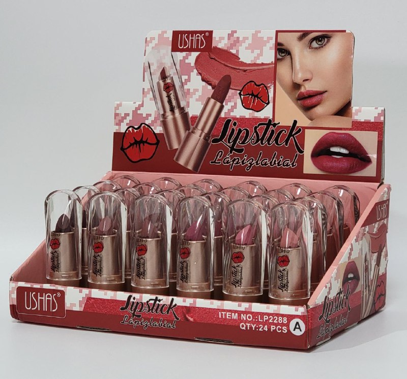 BRILLO LABIAL LAPIZ 6 TONOS USHAS 3.8G