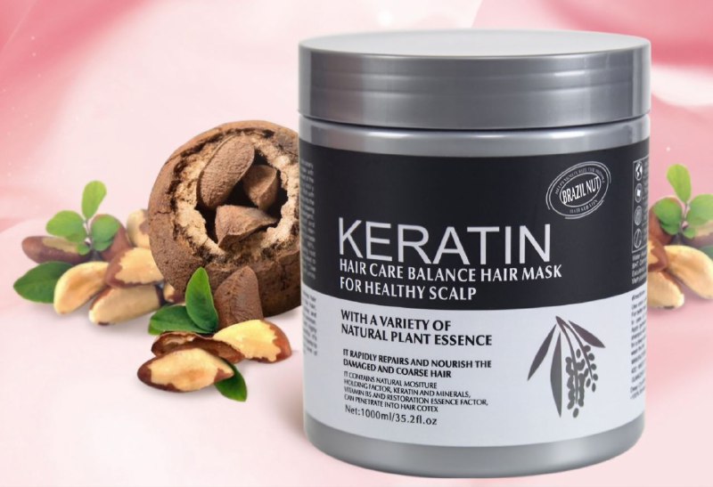 MASCARILLA PARA EL CABELLO EQUILIBRANTE CON QUERATINA KERATIN 1000ML