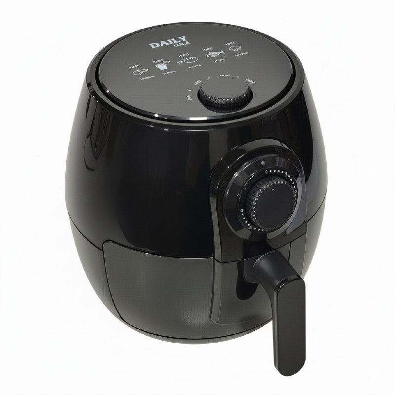 MAQUINA FREIDORA DE AIRE RAPIDA SALUDABLE, CON TEMPORIZADOR CON ALARMA, TEMPERATURA AJUSTABLE Y CAPACIDAD DE 4L DAILY USA