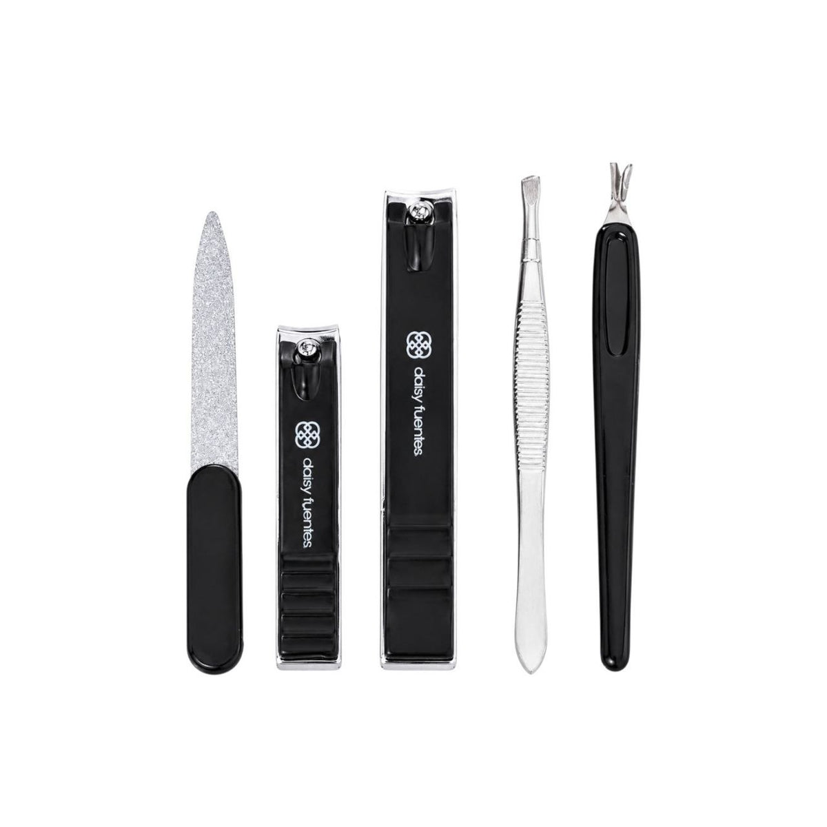 SET DE MANICURA Y PEDICURA CON ESTUCHE DE VIAJE DAISY FUENTES 6PCS
