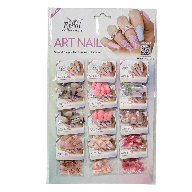 UÑAS POSTIZAS ENGOL COLLECTIONS 12 UÑAS CADA SOBRE