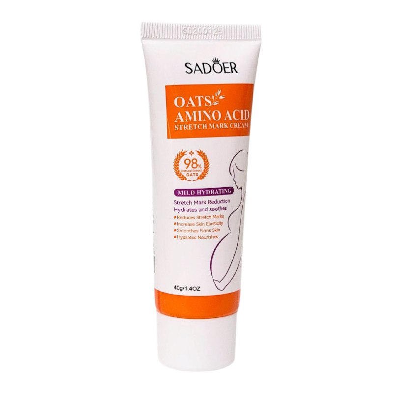 CREMA CORPORAL PARA ESTRIAS CON AMINOACIDOS DE AVENA SADOER 40G